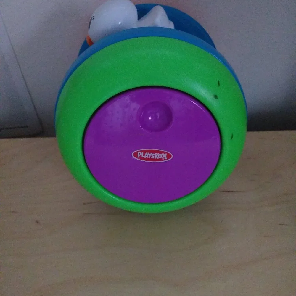 Playskool Busy Chase N Crawl Duckies rolling  + Chase dog & Cat used